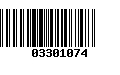 Código de Barras 03301074