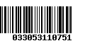 Código de Barras 033053110751