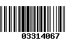 Código de Barras 03314067