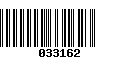 Código de Barras 033162