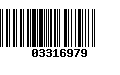 Código de Barras 03316979