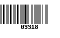 Código de Barras 03318