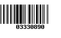 Código de Barras 03330890