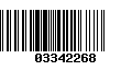 Código de Barras 03342268