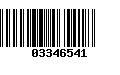 Código de Barras 03346541