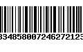 Código de Barras 03348580072462721230