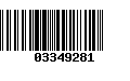 Código de Barras 03349281