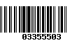 Código de Barras 03355503