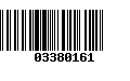 Código de Barras 03380161