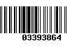 Código de Barras 03393864