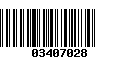 Código de Barras 03407028