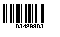 Código de Barras 03429903