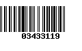 Código de Barras 03433119