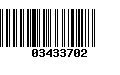 Código de Barras 03433702