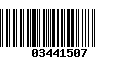 Código de Barras 03441507