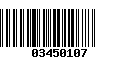 Código de Barras 03450107