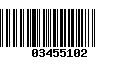 Código de Barras 03455102