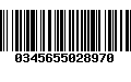 Código de Barras 0345655028970
