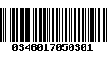 Código de Barras 0346017050301