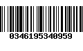 Código de Barras 0346195340959