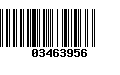 Código de Barras 03463956