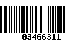 Código de Barras 03466311