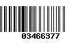 Código de Barras 03466377