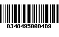 Código de Barras 0348495000489