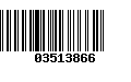 Código de Barras 03513866