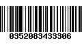 Código de Barras 0352083433306