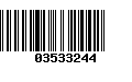 Código de Barras 03533244