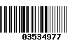 Código de Barras 03534977