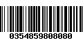 Código de Barras 0354859808080