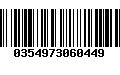 Código de Barras 0354973060449