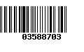 Código de Barras 03588703