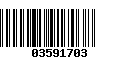 Código de Barras 03591703