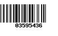 Código de Barras 03595436