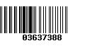 Código de Barras 03637388