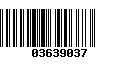 Código de Barras 03639037