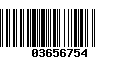 Código de Barras 03656754