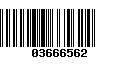 Código de Barras 03666562