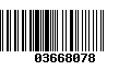 Código de Barras 03668078