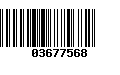 Código de Barras 03677568