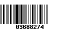 Código de Barras 03688274