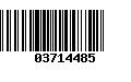 Código de Barras 03714485