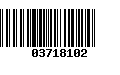 Código de Barras 03718102