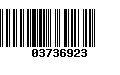 Código de Barras 03736923