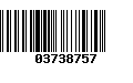 Código de Barras 03738757