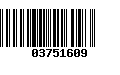 Código de Barras 03751609