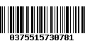 Código de Barras 0375515730781